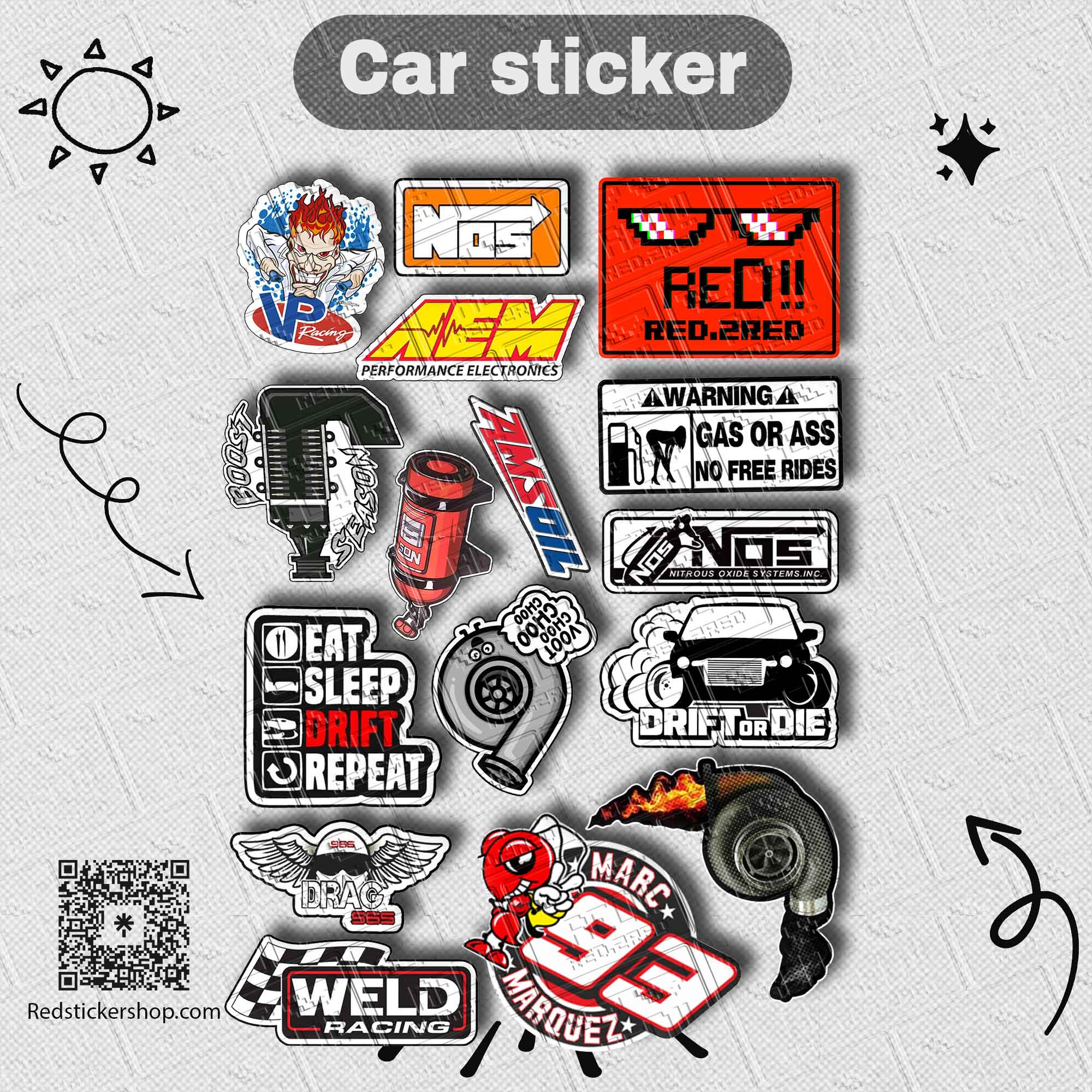 ملصقات السيارات