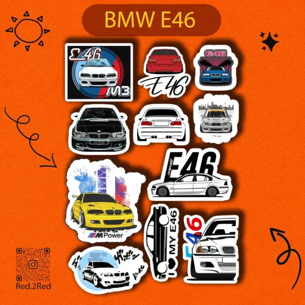 ستيكر E46 - تصميم 3